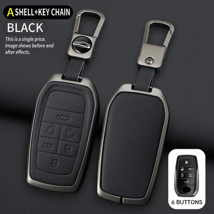 Zinc Alloy Car Key Cover Case for Toyota Alphard Previa Voxy
