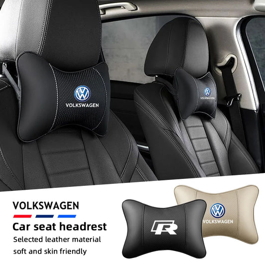 Volkswagen Leather Headrest Pillow