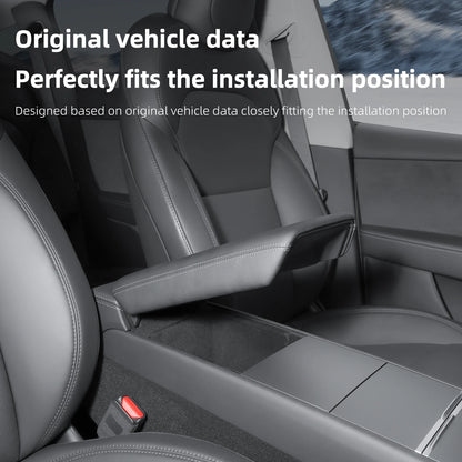 Armrest Box Cover for Tesla Model Y Juniper & Model 3 Highland – Soft Anti-Scratch Case