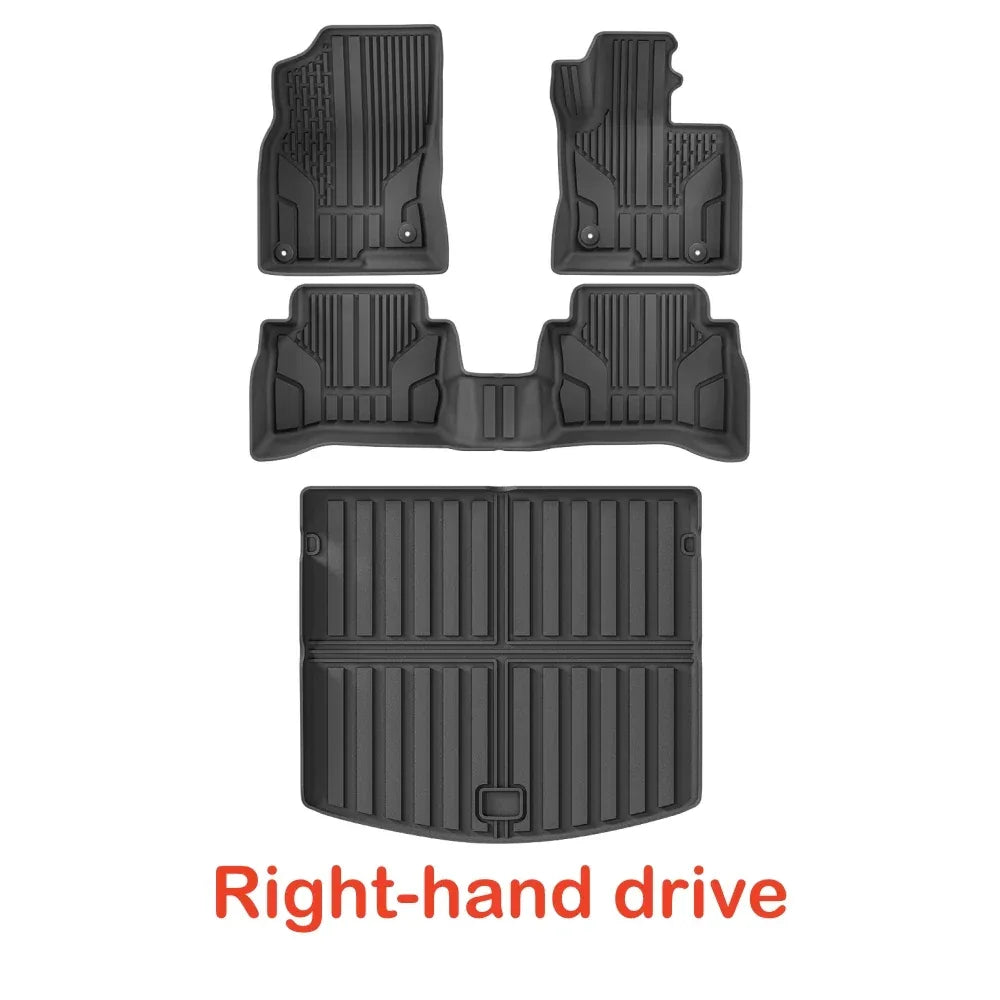 Mazda CX-5 2017-2025 TPE Floor Mats Set All Weather Anti-Slip - RHD 4pcs