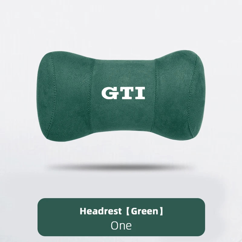 VW Suede Car Headrest Pillow