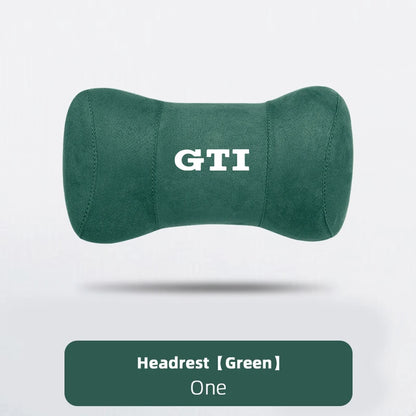 VW Suede Car Headrest Pillow
