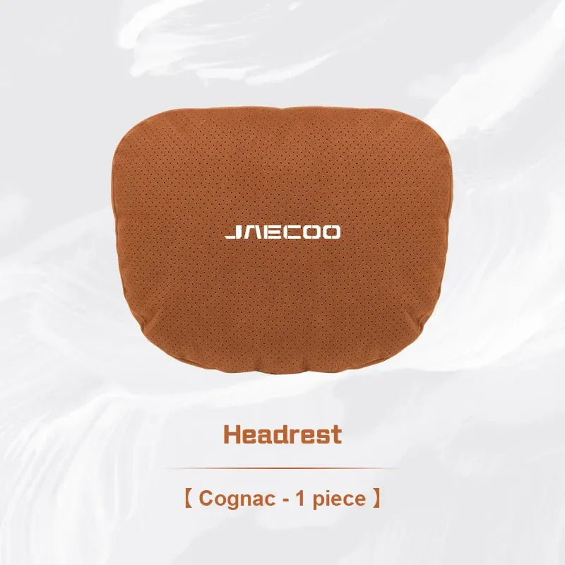 Jaecoo Breathable Suede Neck & Lumbar Support Pillow - headrest coganc