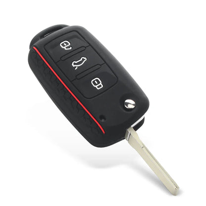 VW Sagitar, Touareg & Phaeton Key Case — Silicone or TPU