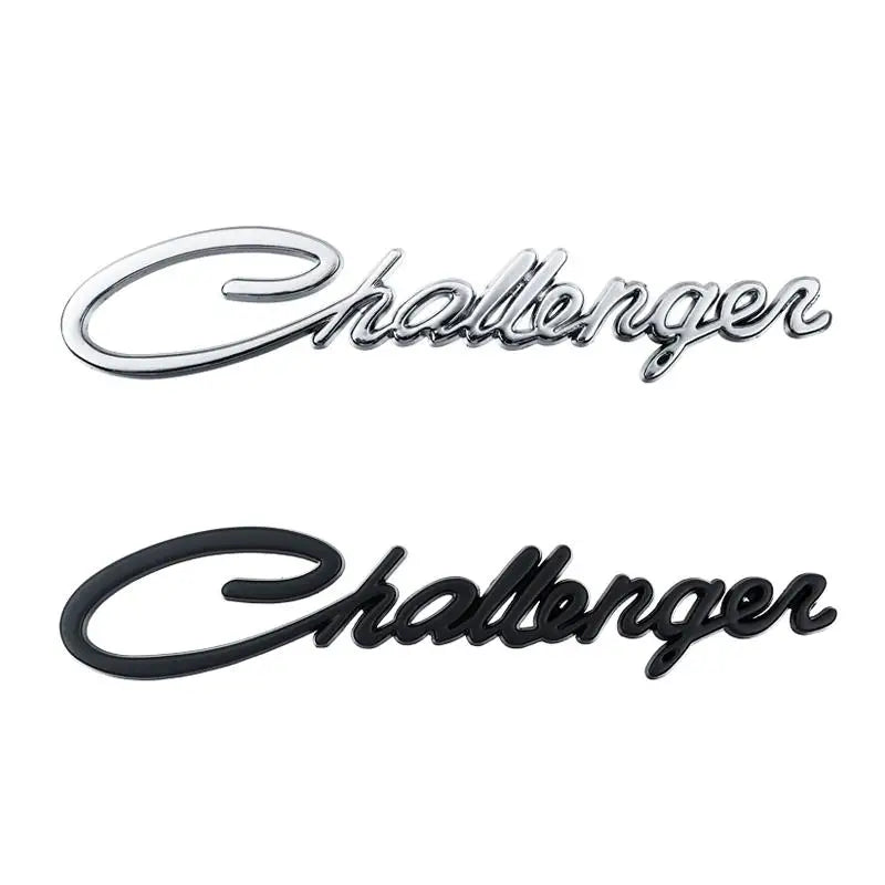 Dodge Challenger Metal Letter Badge