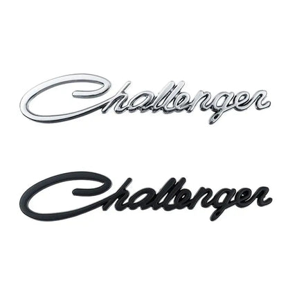 Dodge Challenger Metal Letter Badge