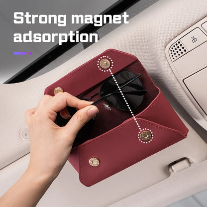 BYD Song Plus Atto 3 Han Tang Qin Leather Car Sunglasses Holder Clip