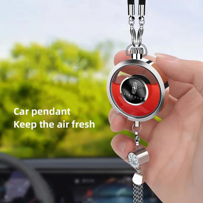 Lincoln Car Perfume Pendant Metal Lace Air Freshener