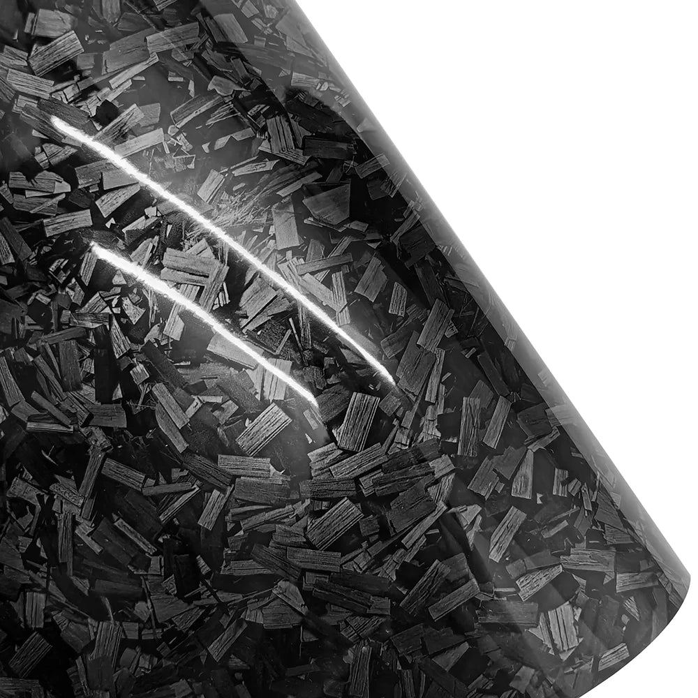 Forged Carbon Fiber Hood Vinyl Wrap Sticker