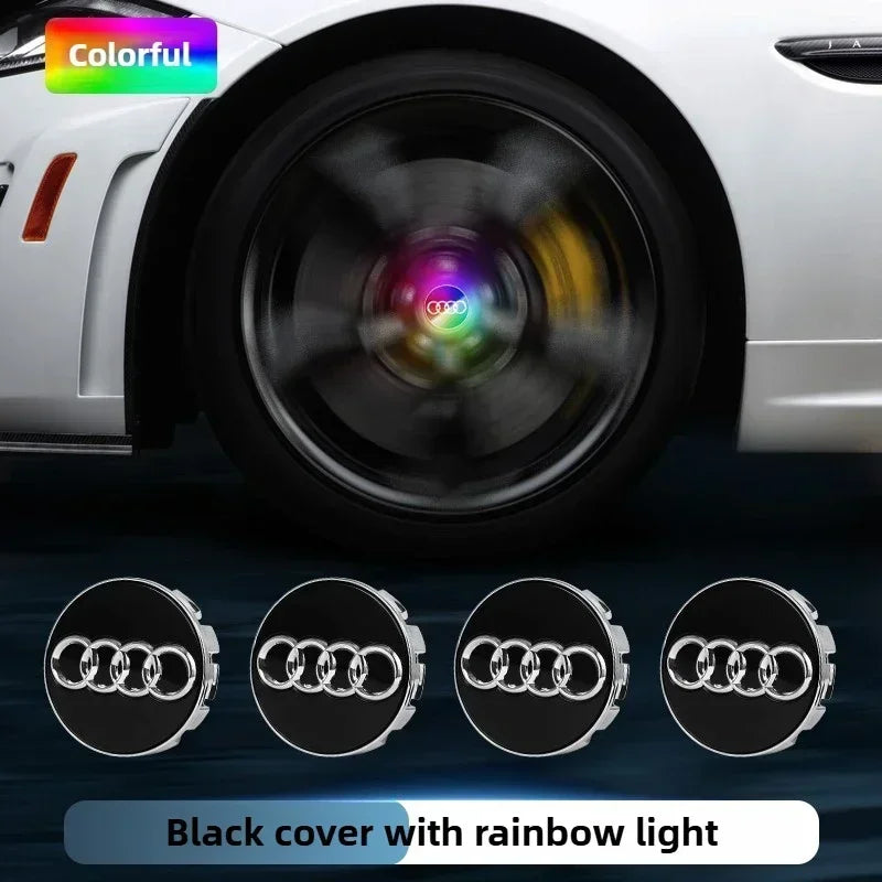 Audi LED Hub Center Caps
