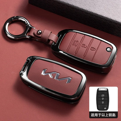 Kia Rio Optima Sportage Soul 3 Button Flip Remote Key Case Cover