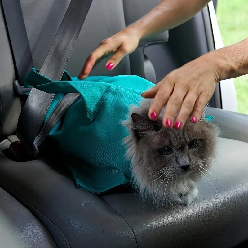 Comfy Soothing Car Cat Carrier - Stress-Free Pet Travel Solution