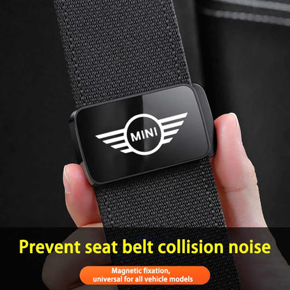 Mini Cooper Seat Belt Holder – Magnetic Stabilizer Clip for F54 F55 F56 F57 F60 R50 Models - 