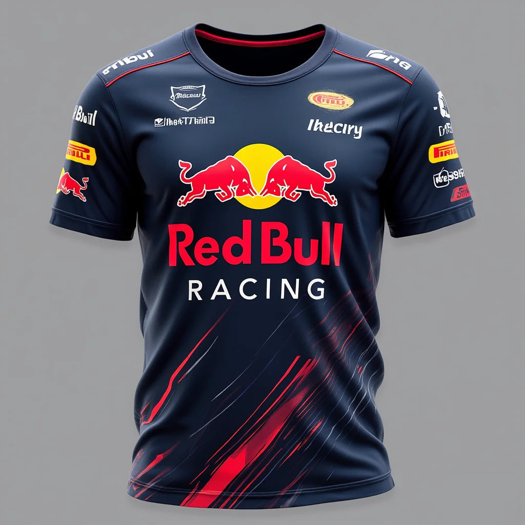 Red Bull Racing T-Shirt 2025 – Men’s 3D Formula 1 Tee - HN-T-shirt-966 / XXS