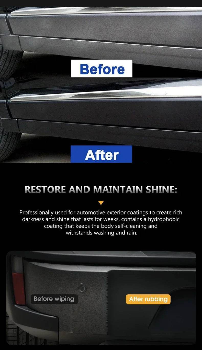 HGKJ 24 Plastic Restorer 50ml – Long-Lasting Trim & Rubber Revitalizer - 