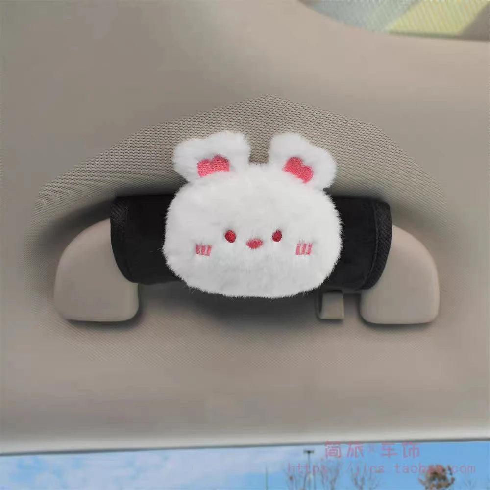Plush Pig Rabbit Car Interior Handle Cover Universal Handbrake Case