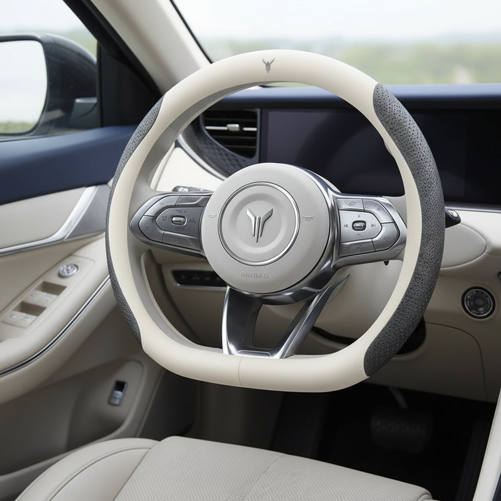 VOYAH Carbon Fibre Leather Steering Wheel Cover