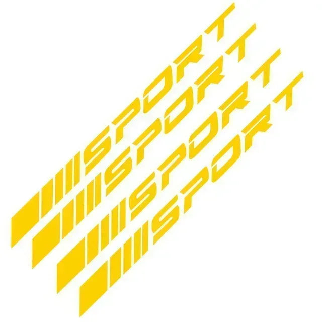 Whee Sticker Sporty 4Pcs DIY wheel stickers for cars, SUVs & trucks. – Carmoods.com
