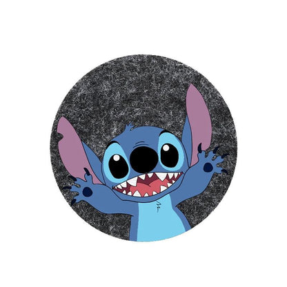 Stitch 3D Anti-Slip Car Cup Holder Coaster Cartoon Auto Interior