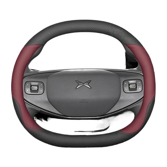 XPeng Two-Tone Double-D Steering Wheel Cover