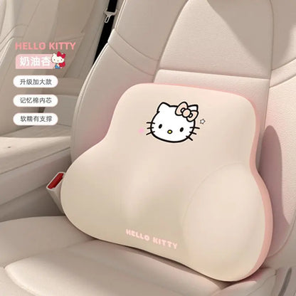 Sanrio Hello Kitty Kuromi & My Melody Car Headrest & Lumbar Pillow