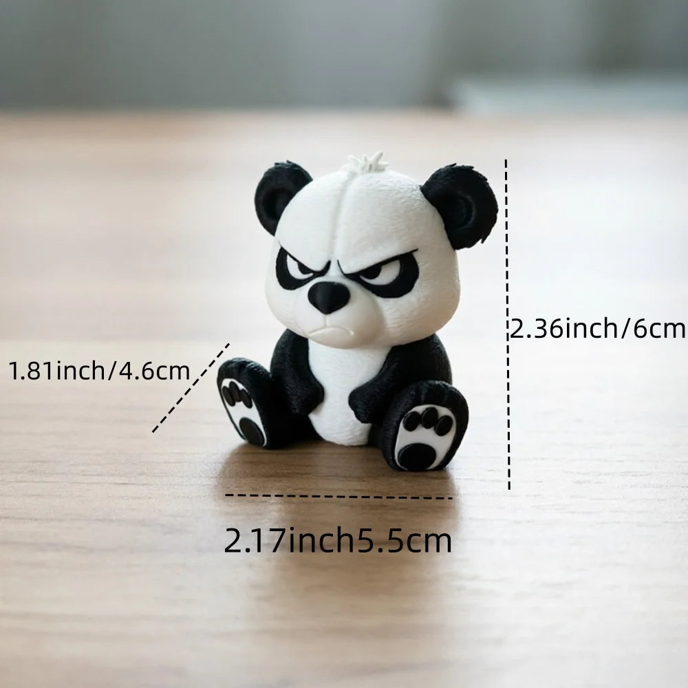 Panda Sculpture Ornament for Car or Desk