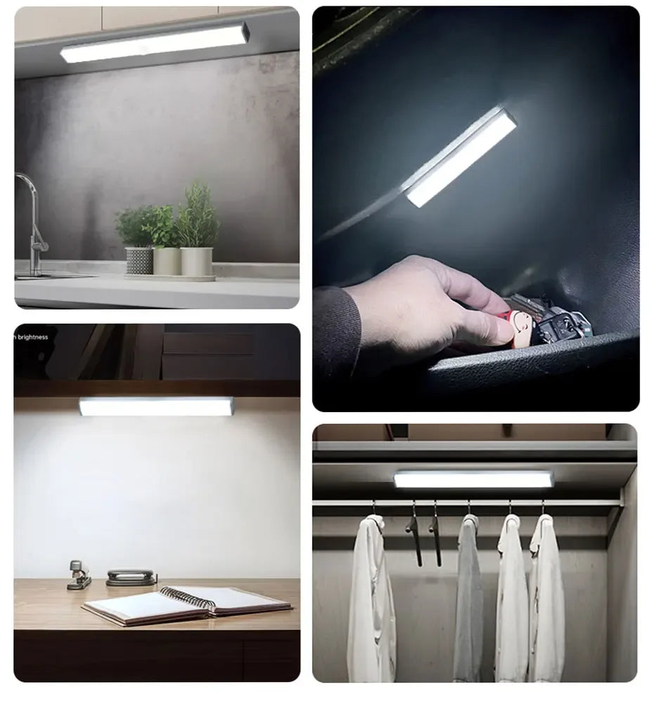 USB Rechargeable Car Sensor Light - Magnetic LED Bar - 10cm