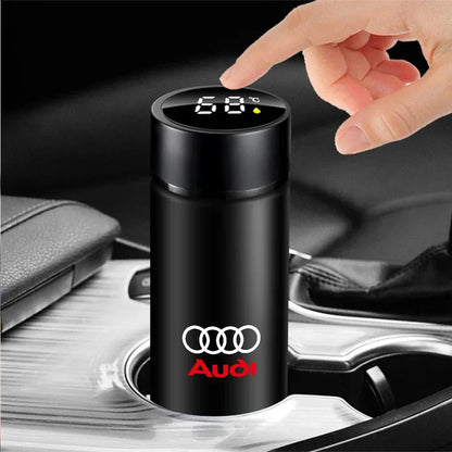 Audi LED Temperature Display Thermos Mug Water Bottle A1-A8 TT Q Series