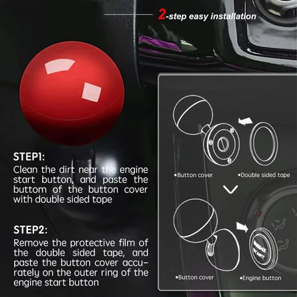 Car Engine Start Stop Button Joystick Ignition Protector Cover