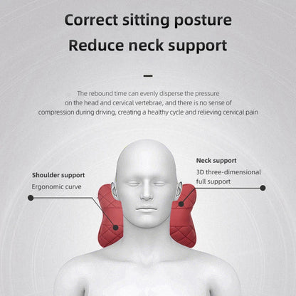 Audi Headrest Pillow - Headrest-Black