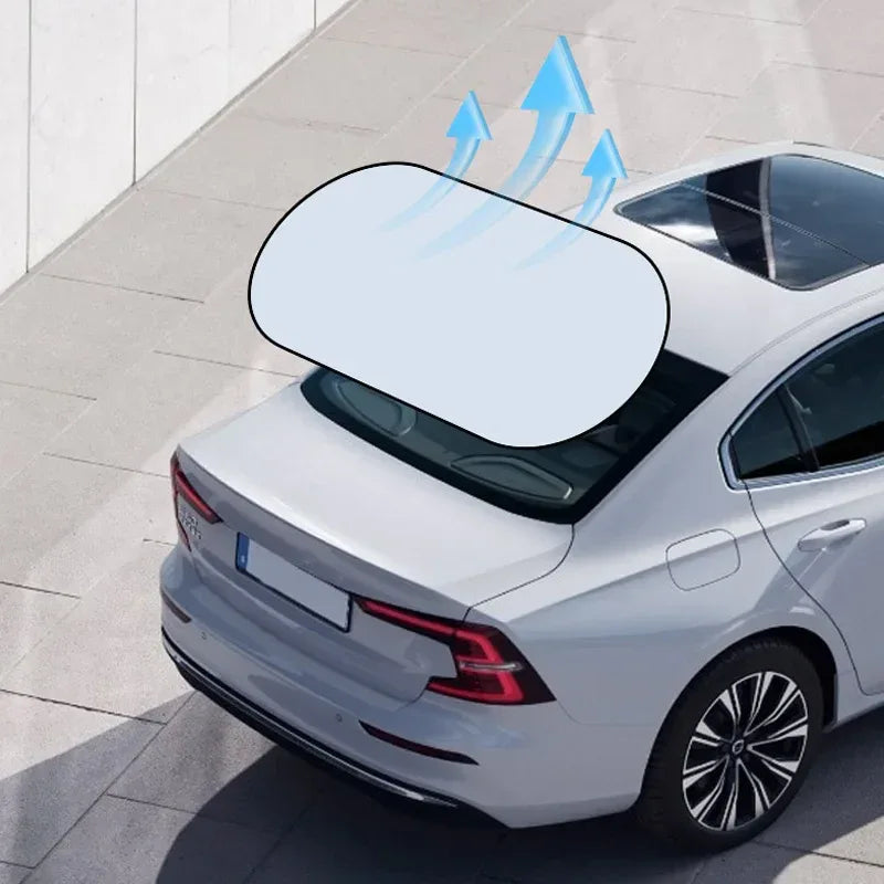 Universal Folding Car Rear Window Sun Shade with Suction Cups - A STYLE