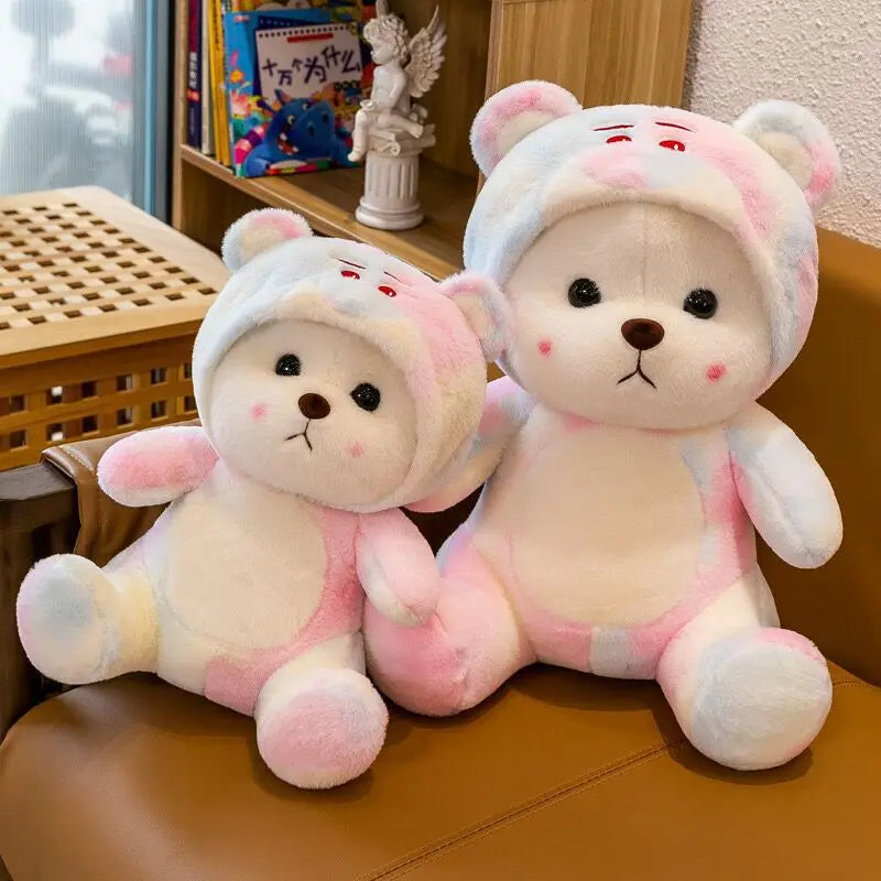 Cute Teddy Bear Plush Doll Collection – Stitch, Panda, Strawberry & More