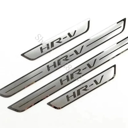 For Honda HRV HR-V Vezel  Stainless Steel Scuff Plate Door Sill Guards Thresholds Cover Trims Car Accessories