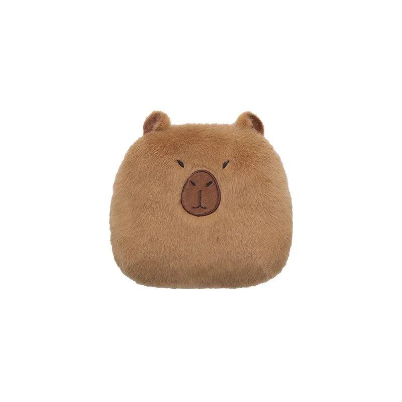 Capybara Car Neck Pillow - Cartoon Headrest Support Cushion Interior