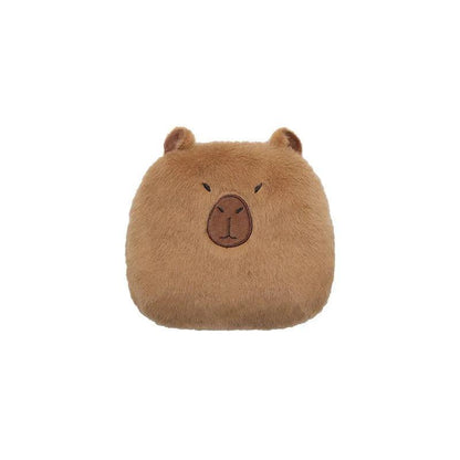 Capybara Car Neck Pillow - Cartoon Headrest Support Cushion Interior
