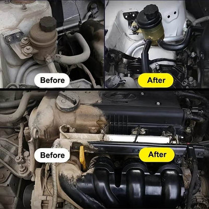 Car Engine Bay Cleaner & Restorer – Back to Black Gloss Polish