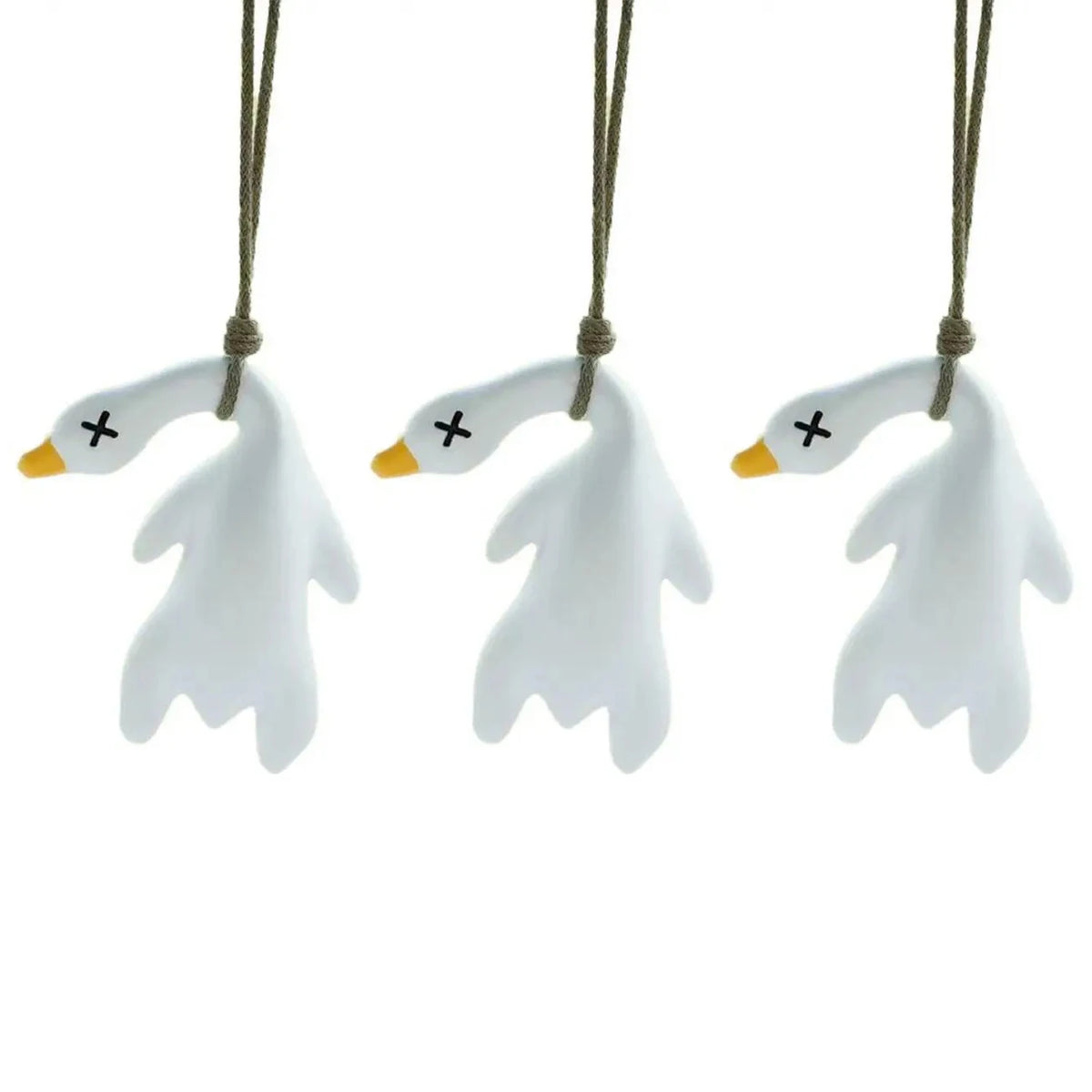 Color-Changing Duck Car Ornament – Cute Swinging Duck Pendant