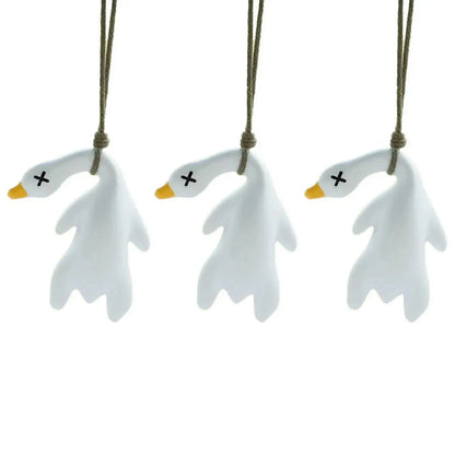 Color-Changing Duck Car Ornament – Cute Swinging Duck Pendant
