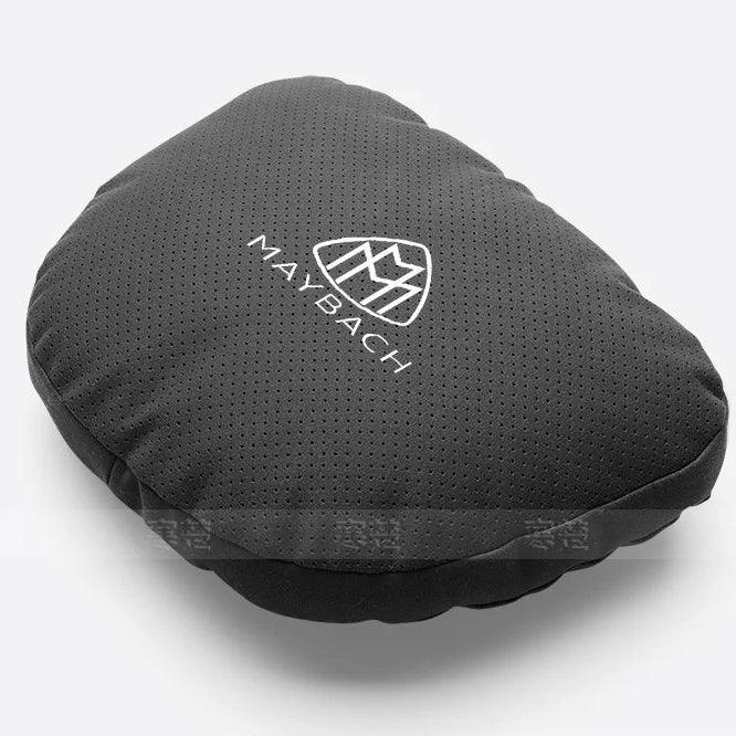 Maybach Suede Car Headrest Pillow & Lumbar Support