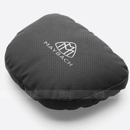 Maybach Suede Car Headrest Pillow & Lumbar Support