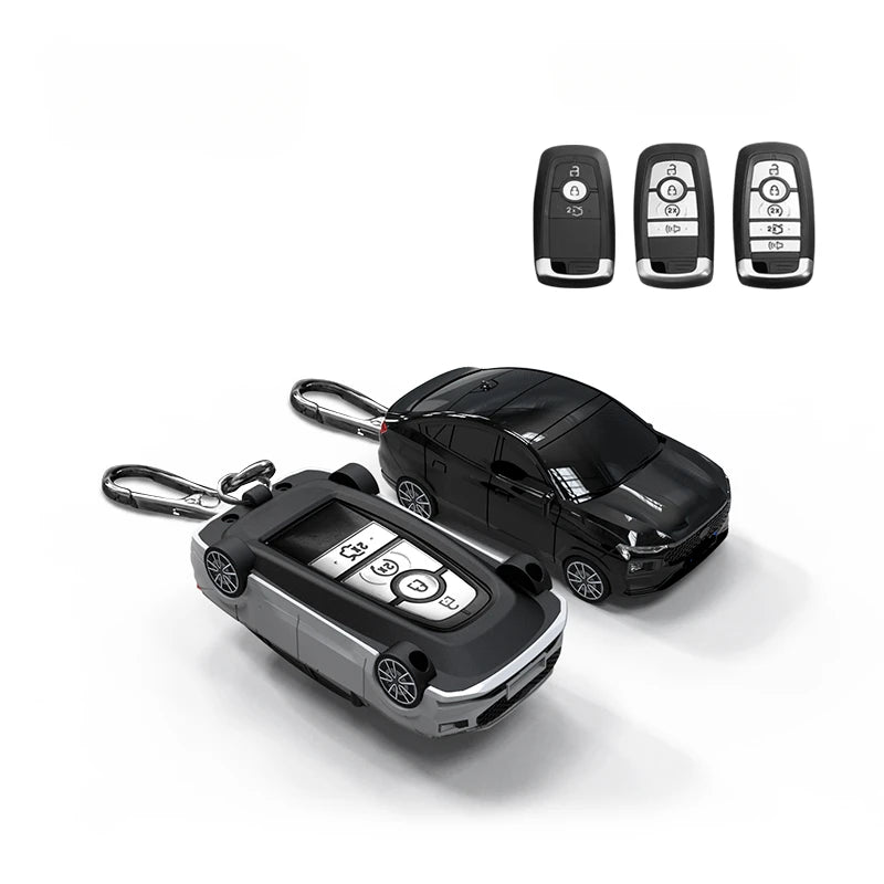 Ford Car-Shaped Key Fob Cover – Mustang, Focus, F-150 & More