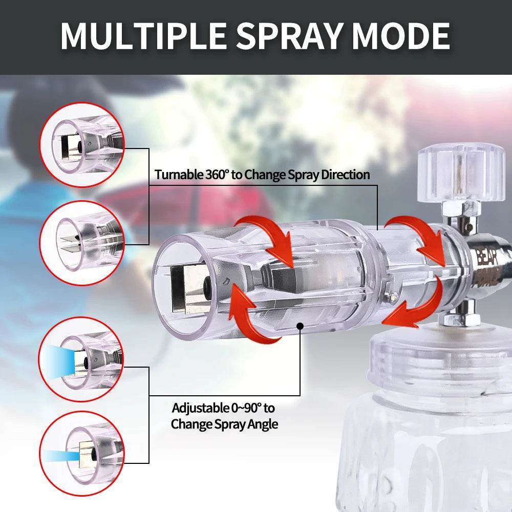Aluminum Foam Lance Nozzle for Pressure Washers – Heavy-Duty Car Wash Foam Maker for Karcher, Bosch, Michelin, Elitech & More - For Daewoo Bort