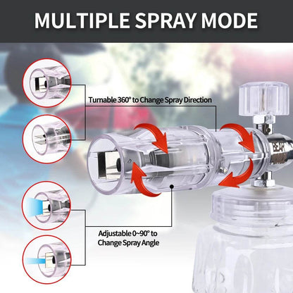 Aluminum Foam Lance Nozzle for Pressure Washers – Heavy-Duty Car Wash Foam Maker for Karcher, Bosch, Michelin, Elitech & More - For Daewoo Bort