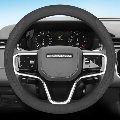 Land Rover Leather & Carbon Fiber Steering Wheel Cover