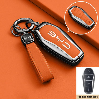 Zinc Alloy Key Case for BYD Tang L EV DM DMi Remote Fob Protection