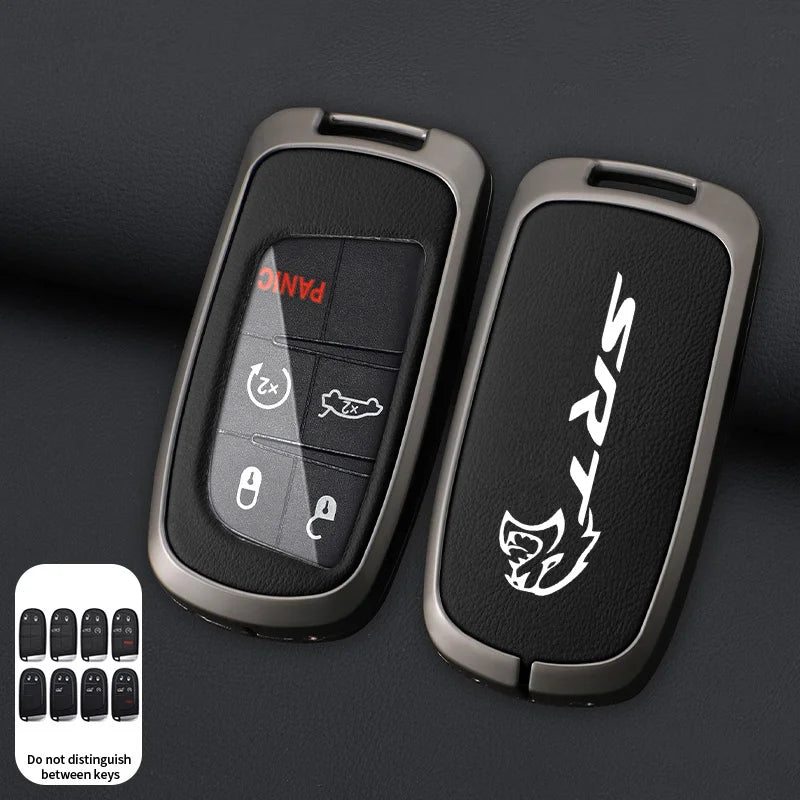 Dodge Zinc Alloy Key Case - A-black