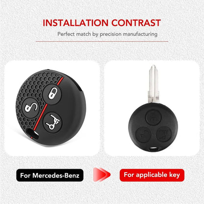 Smart Fortwo & Forfour Silicone Key Case — 450 and Roadster