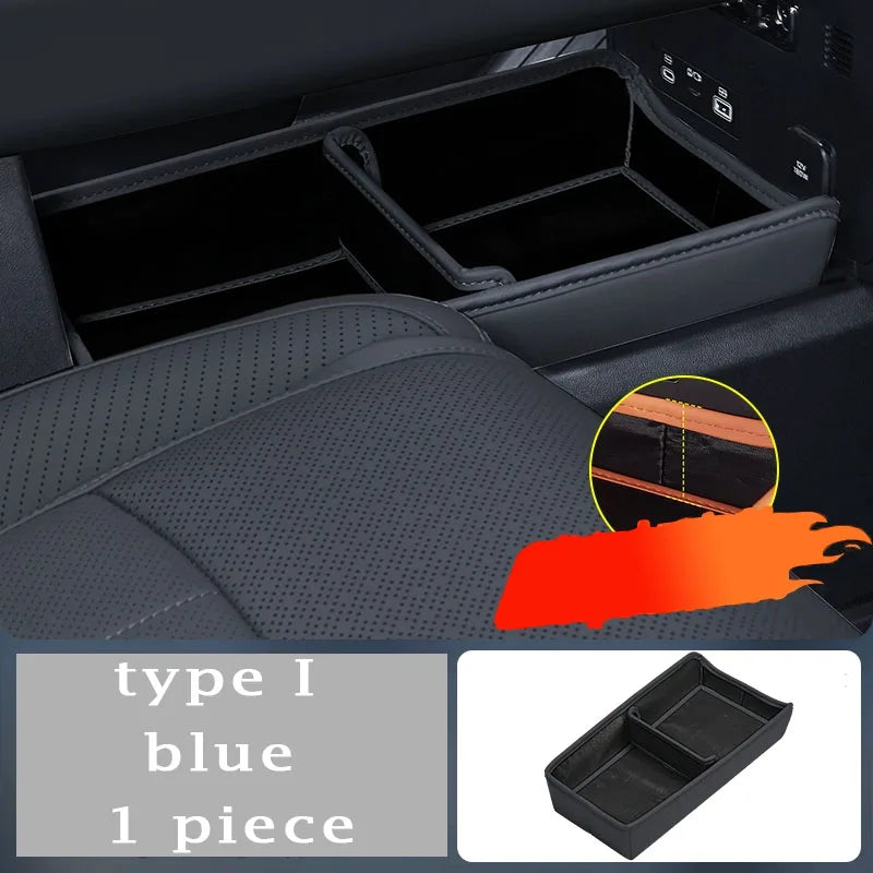 For BYD Ti7 Leopard Titanium 7 Accessories 2025 2026 Center Console Storage Box Double Layer Silicone Water Cup Storage Bo…