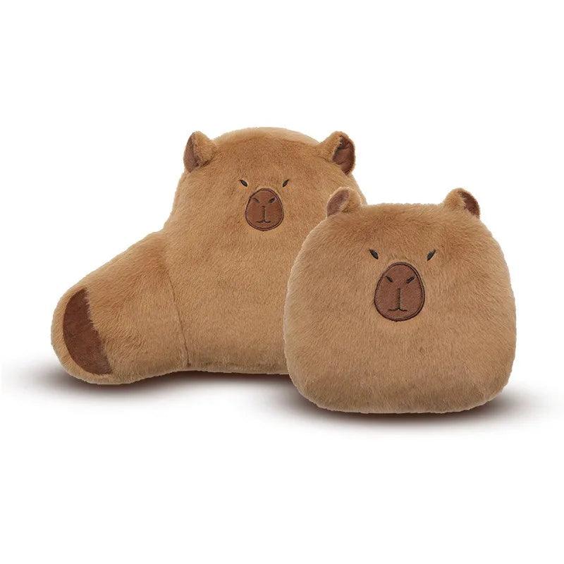 Capybara Car Neck Pillow - Cartoon Headrest Support Cushion Interior