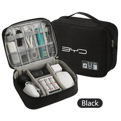 BYD Car Multi-Function Storage Bag Travel Organizer with Compartments